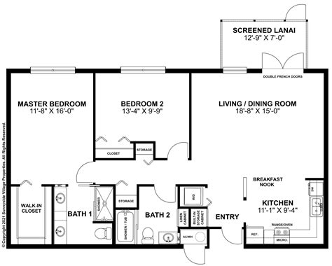 Floor Plans - Sunnyside Village