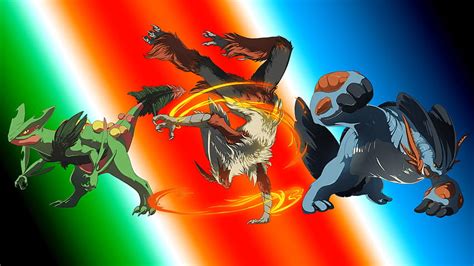 Pokemon Starters on Dog, pokemon hoenn HD wallpaper | Pxfuel