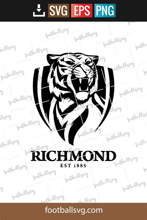 Richmond Tigers Svg | FootballSVG.com