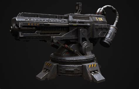 3dsmax gun railgun