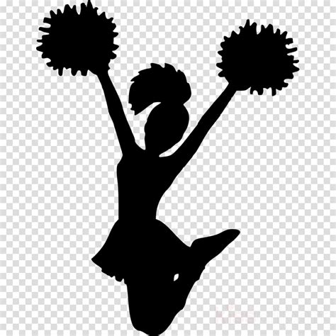 Cheerleader Silhouettes Svg Pack Cheerleaders Clipart Collection My ...