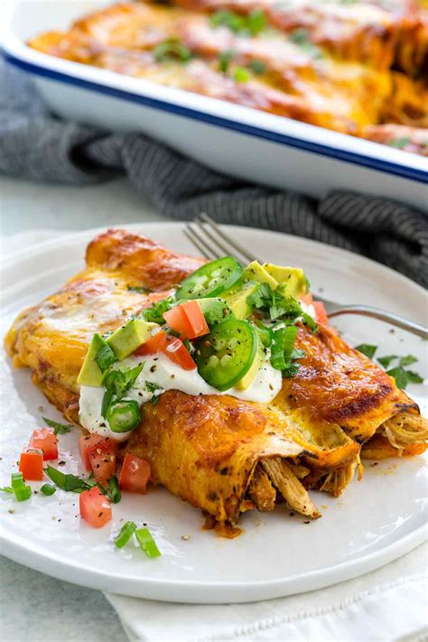 Chicken Enchiladas Recipe - Jessica Gavin