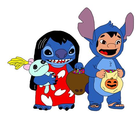 lilo And Stitch on halloween by guilmonking | Lilo and stitch, Lelo and ...