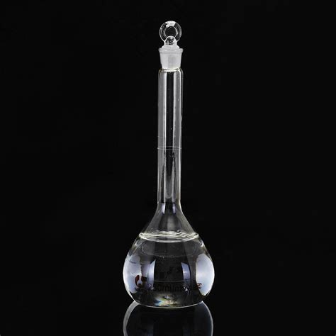 250ml clear glass volumetric flask with stopper lab chemistry glassware Sale - Banggood.com