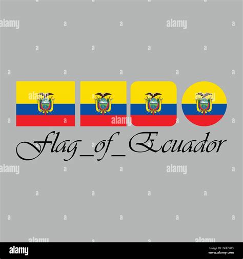 Flag of Ecuador Stock Vector Image & Art - Alamy