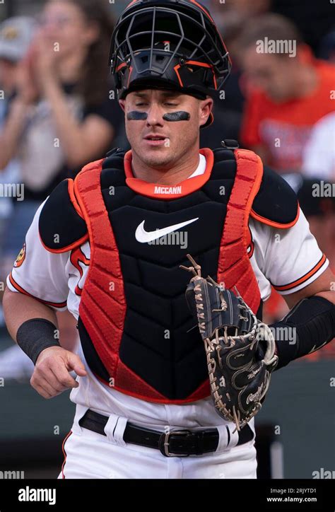 Baltimore orioles catcher james mccann hi-res stock photography and ...