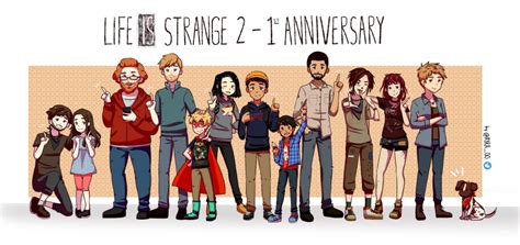 [ALL] Old fan art i did for the 1st anniversary of Life Is Strange 2! It been shared in a Life ...