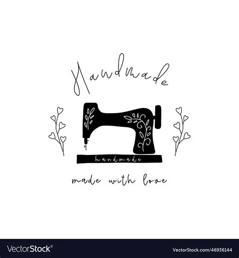 Handmade logo Royalty Free Vector Image - VectorStock