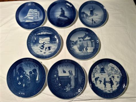 Royal Copenhagen - Christmas plates (8) - Porcelain - Catawiki