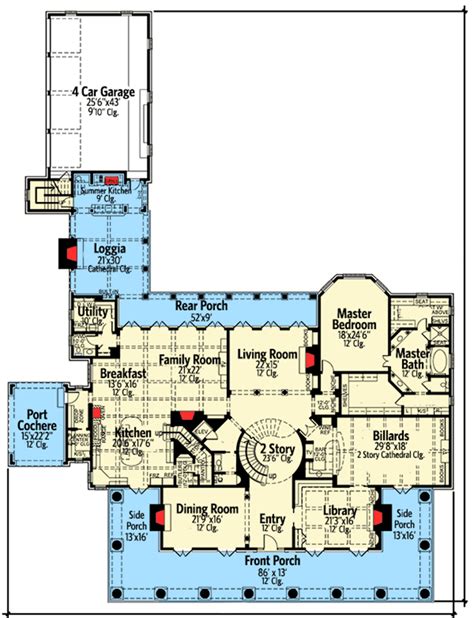 Antebellum Home Floor Plans - floorplans.click