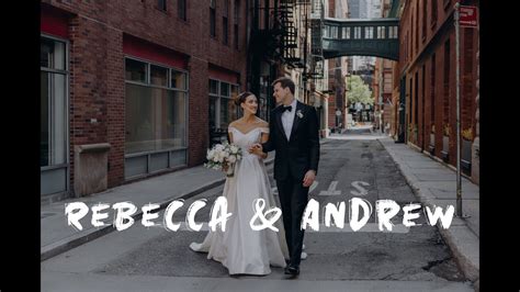 Rebecca & Andrew | Tribeca Rooftop Wedding - YouTube