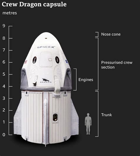 Crew Dragon is a human-rated capsule capable of ferrying up to seven ...