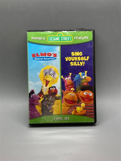 Sesame Street Double Feature: Elmo's Musical Adventure / Sing Yourself Silly DVD 891264001212 | eBay