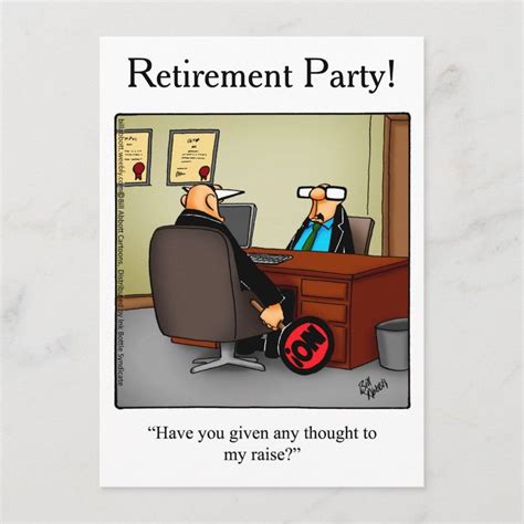 Retirement Party Humorous Invitations | Zazzle | Retirement parties ...