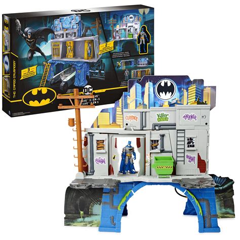 Buy Batman 3-in-1 Batcave Playset with Exclusive 4-inch Batman Action Figure and Battle Armor ...