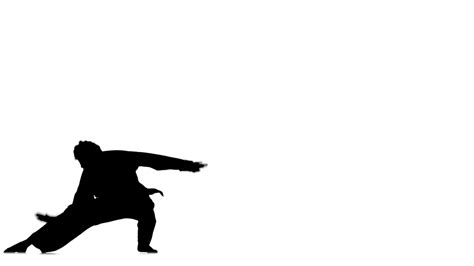Kung Fu Silhouette at GetDrawings | Free download