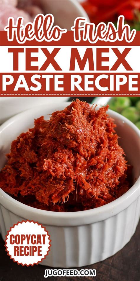 Tasty Tex Mex Paste: Easy Recipe (with Photos) | Recipe | Hello fresh recipes, Recipes, Paste recipe