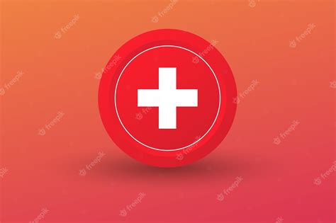 Premium Vector | Red medical cross first aid symbol vector element