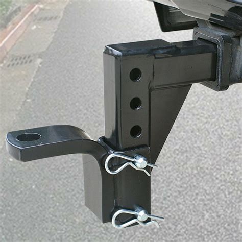 Dual Ball Mount Heavy Duty Drop Adjustable Hitch Receiver Tow Truck RV Trailer - Towing & Hauling