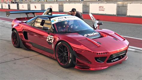 POV Helmetcam OnBoard Honda NSX Rocket Bunny 3.5L Stroker V6 ITB's ...