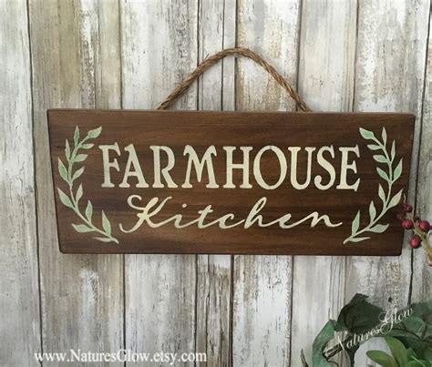 Farmhouse Kitchen Sign Rustic Wall Decor Kitchen Primitive - Etsy