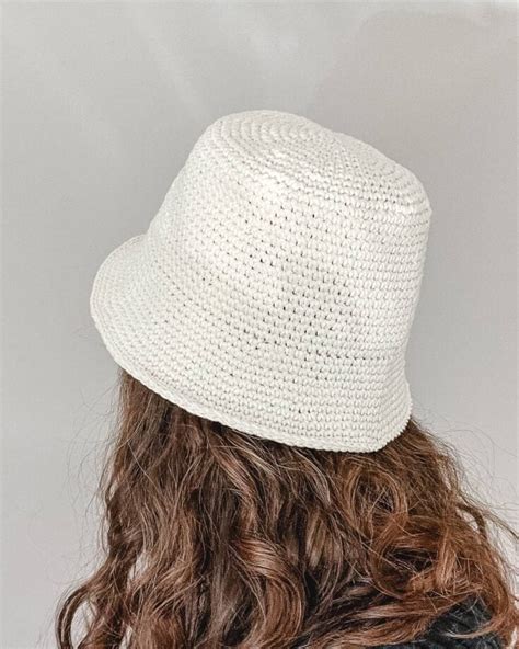 Easy Crochet Bucket Hat Pattern - Sarah Maker