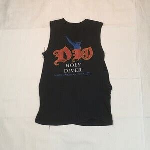 Vintage 80s Ronnie James Dio Holy Diver 1983 North American Tour Cut ...