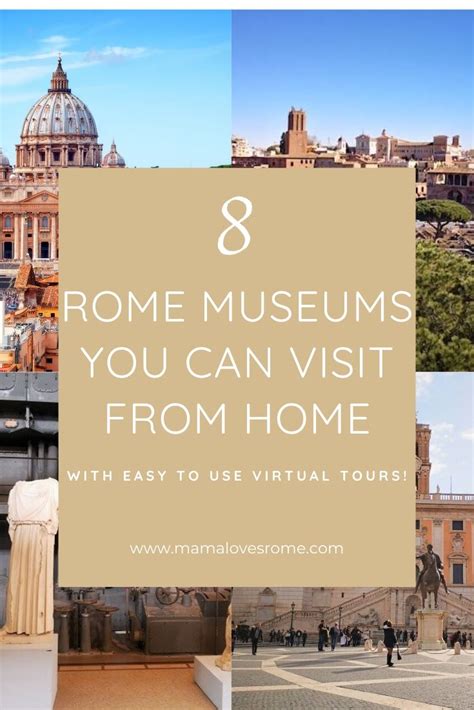 Rome museums with virtual tours you can enjoy from home