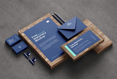 Free stationery mockups - Mockups Design