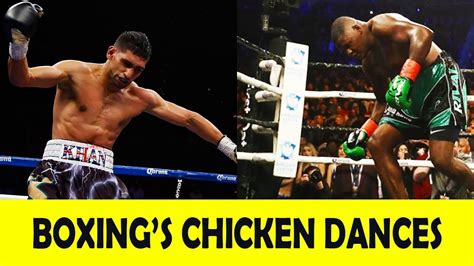 20 EPIC "CHICKEN DANCES" IN BOXING - YouTube