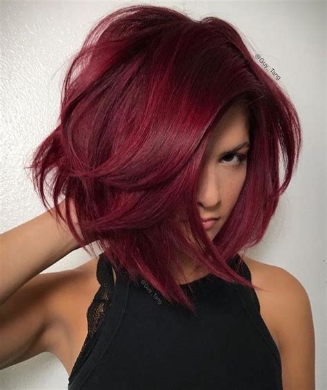 maroon hair color - hairstyleslegacy