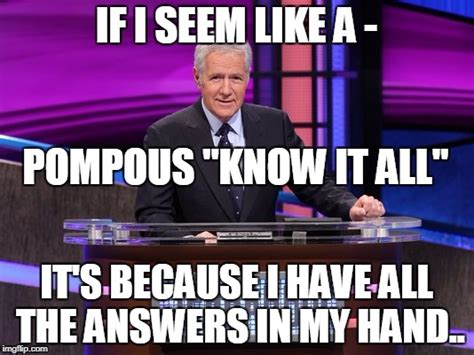 Alex Trebek Jeopardy Memes - Imgflip