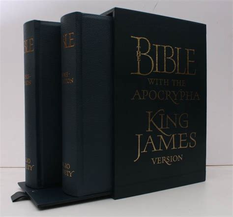 The King James Bible with the Apocrypha. 940 COPIES WERE PRINTED by ...