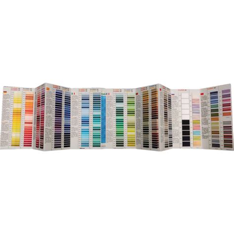 Madeira Classic Rayon Thread Color Chart Sample Cards — AllStitch ...