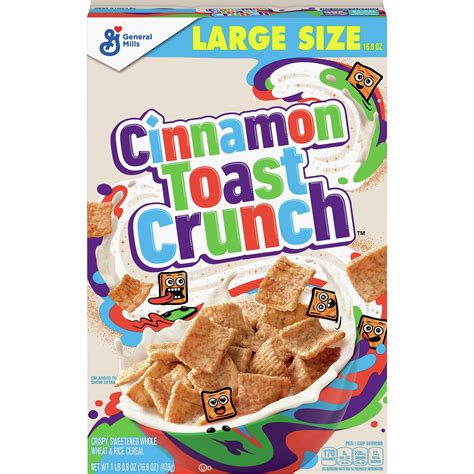 Cinnamon Toast Crunch, Cereal, with Whole Grain, 16.8 oz - Walmart.com