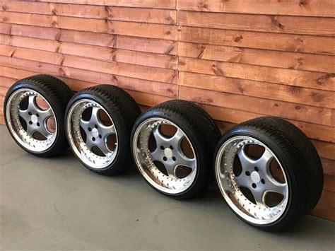 RH zw1 deep dish alloy wheels, split rims, 17inch, 4x100 Bmw e30 Vw etc tyres | in Bournemouth ...