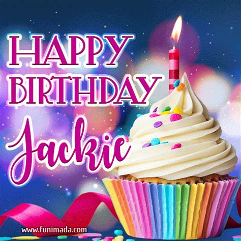 Happy Birthday Jackie - Lovely Animated GIF | Funimada.com