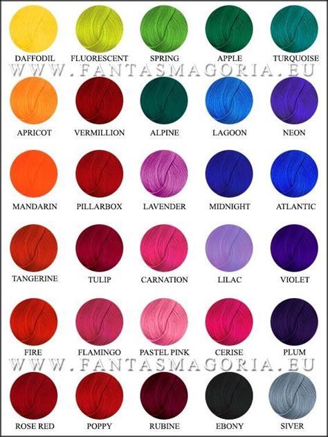 Sparks Hair Color Chart | Hair color chart, Sparks hair color, Hair ...