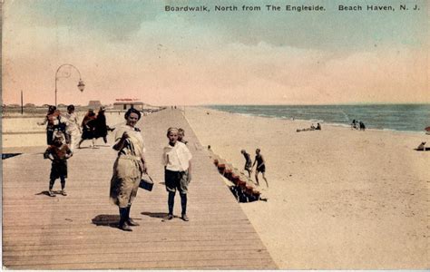 The long-gone Beach Haven Boardwalk, Beach Haven, New Jersey. | Beach ...