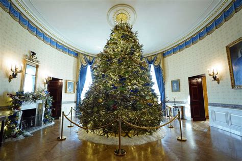 White House reveals Christmas decorations with 'We the People' theme : NPR