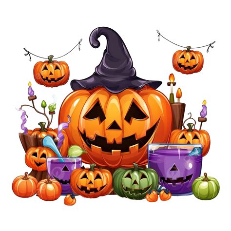 Happy Halloween Party With Frankenstein And Candies Pumpkin In The Camp, Frankenstein, Costume ...