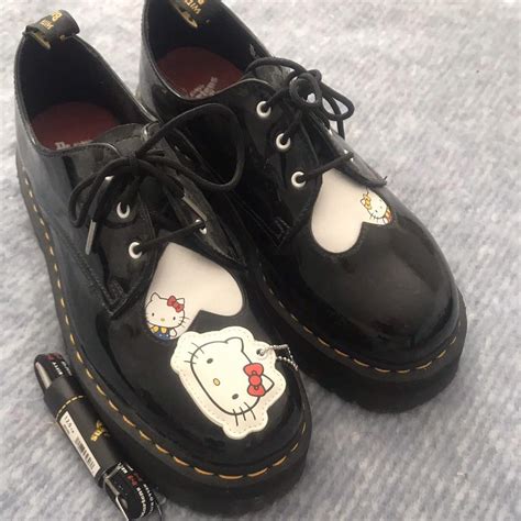 Authentic Hello Kitty Doc Martens 1461s that have... - Depop