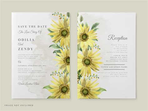 Wedding Invitation Designs 2022 Yellow