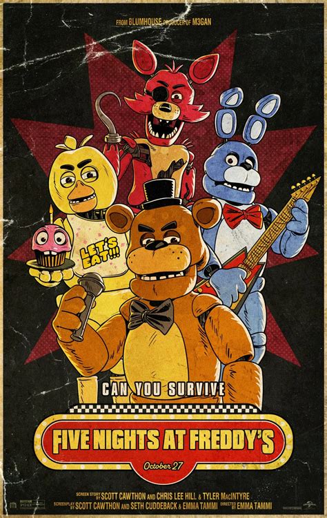 Five Nights at Freddy's Movie Poster Gets the Band Back Together