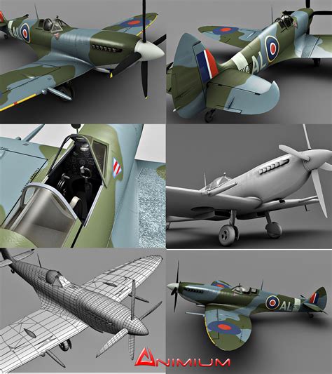 Spitfire 3d model