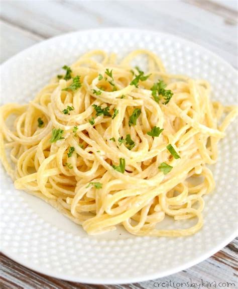 Quick and Easy Alfredo Sauce - Creations by Kara