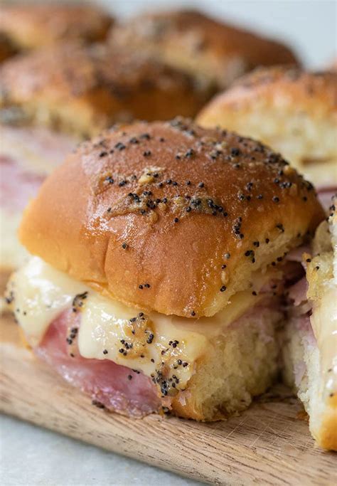 Ham and Cheese Sliders on Hawaiian Rolls! - Sugar and Charm