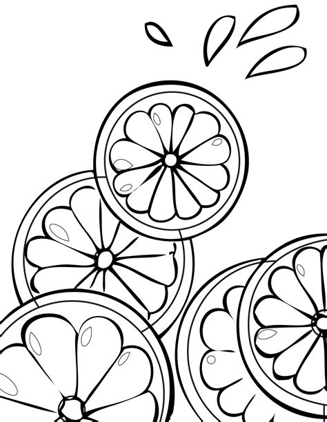 Free Printable Fruit Coloring Pages For Kids