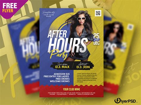 After Hours Party Flyer PSD | Flyer PSD