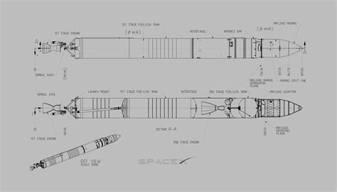 Spacex Falcon 9 Drawings